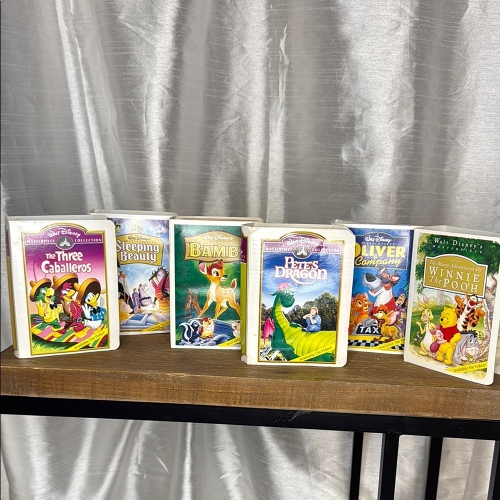 Disney Classic VHS-Style Kids Story Set - Multicolor Covers